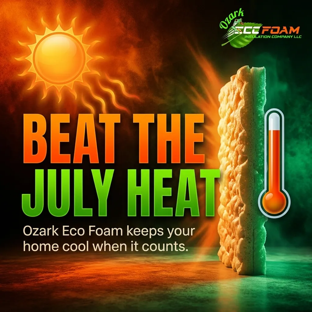 New Construction Insulation July Heat