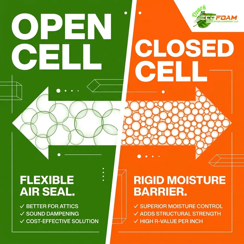 Open Cell Vs Closed Cell Foam New Construction